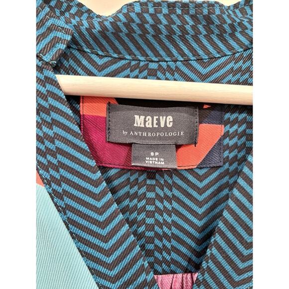 Anthropologie Maeve Gillian Abstract Dress - Picture 7 of 12